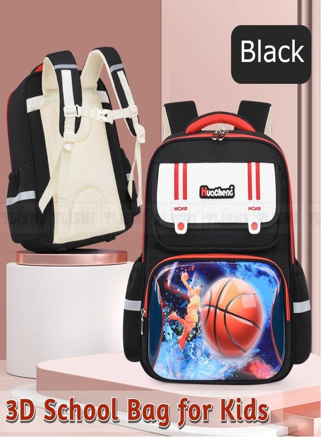 TLISMI Cute 3D Digital Cartoon Animated Hard Shell Backpack Lightweight Burden Reducing School Bag Water-Resistant Large Capacity Book Bag for Primary & Elementary School Students, Kids, Girls, Boys - Image 2